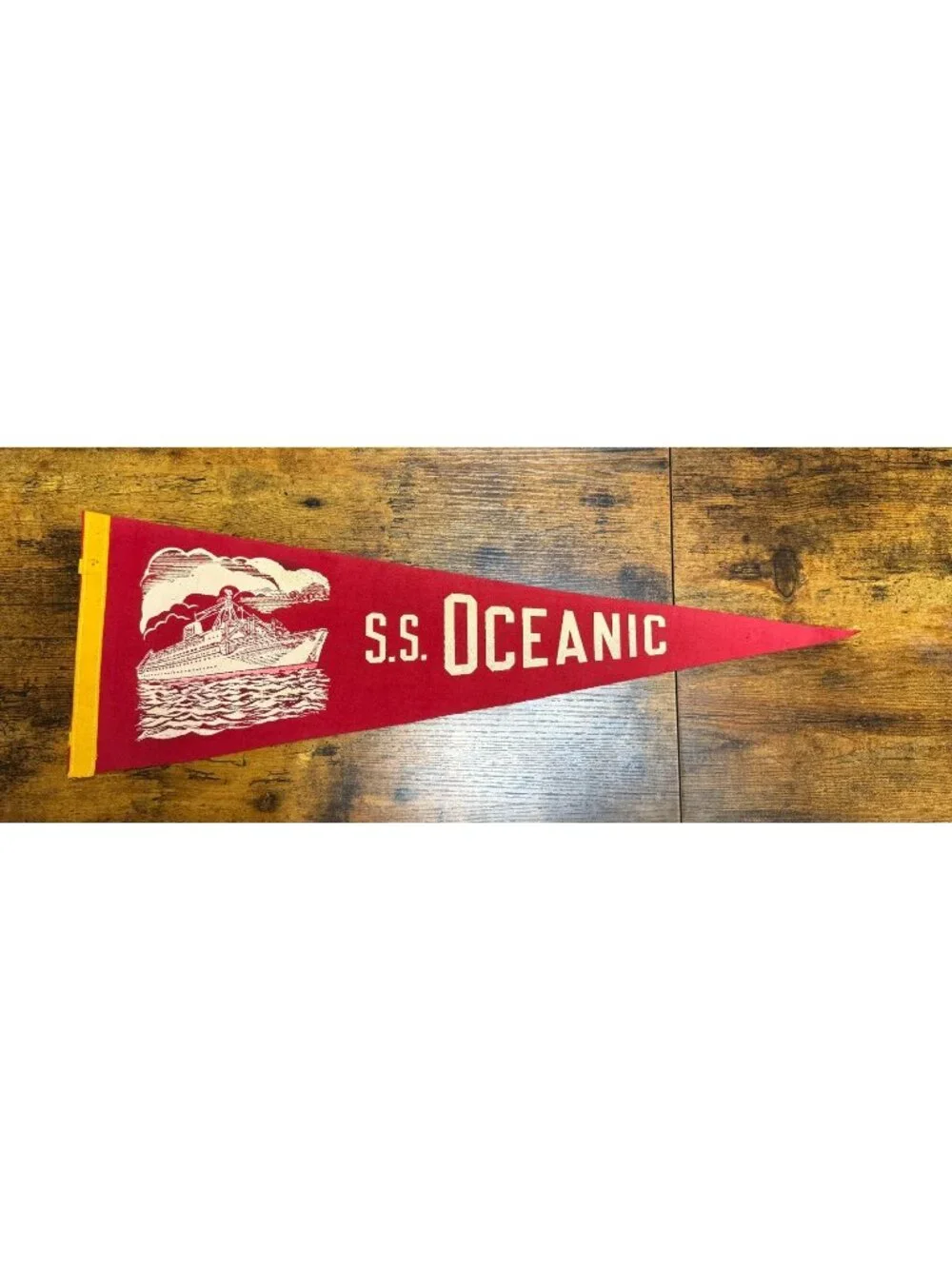 Vintage S.S. Oceanic pennant